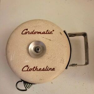 Vintage CORDOMATIC Retractable Clothesline 35 ft RV Camping Apartment MCM Movie